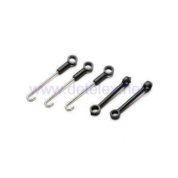 XK-K120 shuttle helicopter parts connect buckle set 5pcs - Click Image to Close